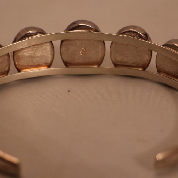 Stunning Lapis and Sterling Silver Cuff Bracelet – New! - Picture 6 of 8